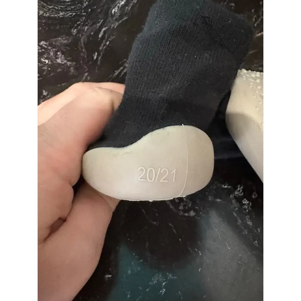 Black Sock Shoes - 12-18mo